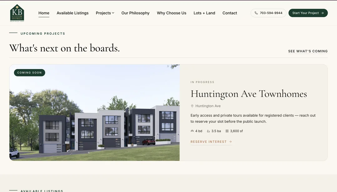 KB Custom Homes screenshot 4