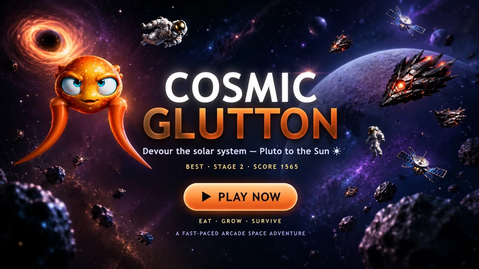Cosmic Glutton key art