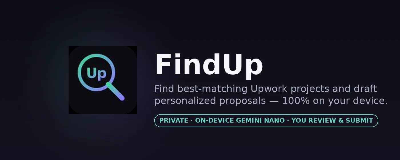 FindUp promotional art
